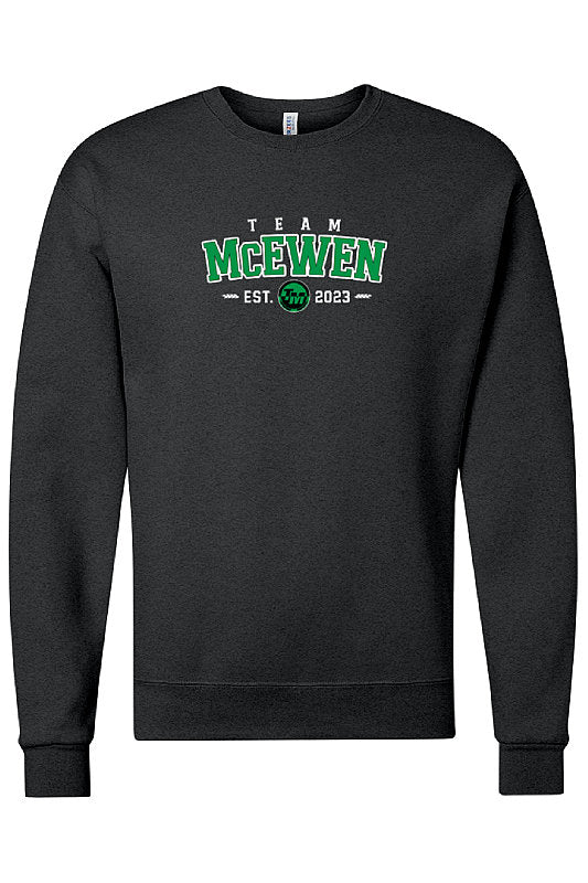 Team McEwen Collegiate Crew Neck Sweatshirt – CurlGear