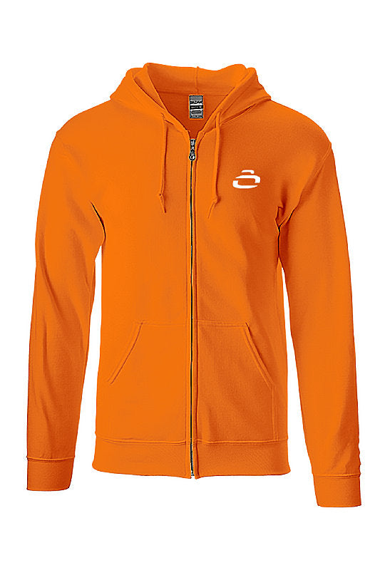 【FLAREUP】Crinkle Hood Zip-up LAIWANG Men's Full Zip Fleece Hoodie zippered Color Block